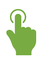 Touch Green Icon